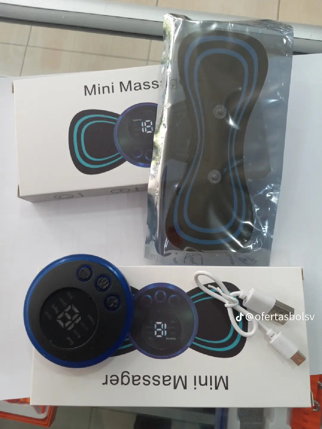 Masajeador Eléctrico Portátil – Alivio de Estrés y Dolor
